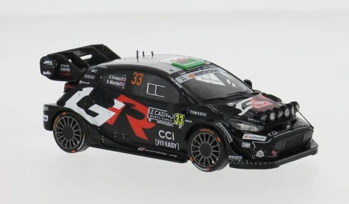 Toyota GR Yaris Rally1 No.33 Rally Monte Carlo 2025 Evans/Martin - 1:43 Toyota GR Yaris Rally1 No.33 Rally Monte Carlo 2025 Evans/Martin - 1:43